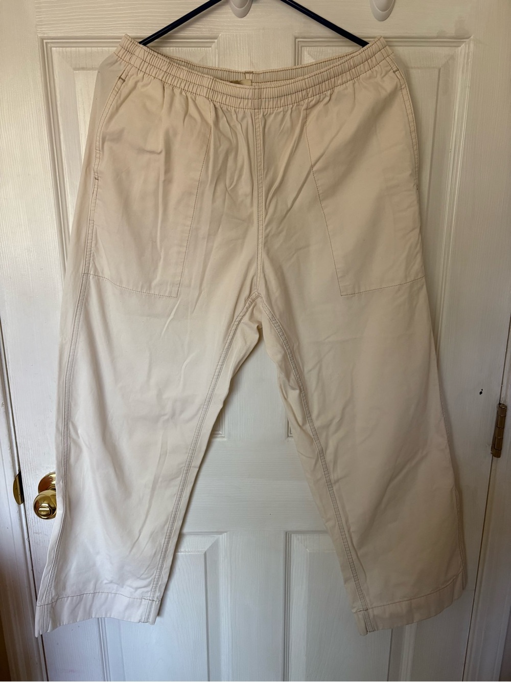 Patagonia Cream Casual Pull-On Pants
